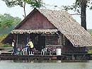 A fishing hut at Bungsam Lan Lake - Bangkok.