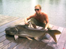Bjorn with a Catfish.