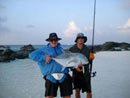 Giant Trevally from the rocks.