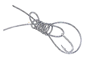 Nail Knot with Loop Step 6