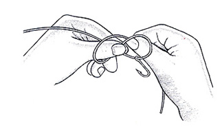 Thumb Knot Step 2