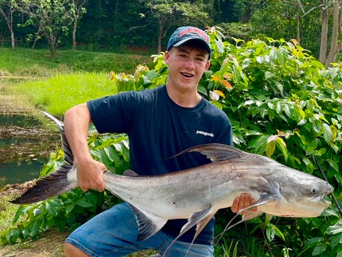 Cheow Phraya Catfish at Khao Lak Fishing Park.