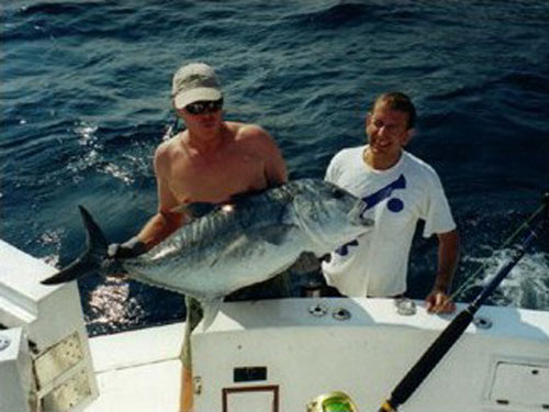 Giant Trevally from the Andaman Islands.