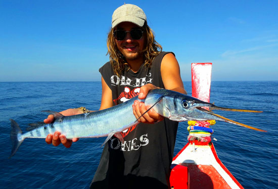 Longtom budget saltwater fishing.